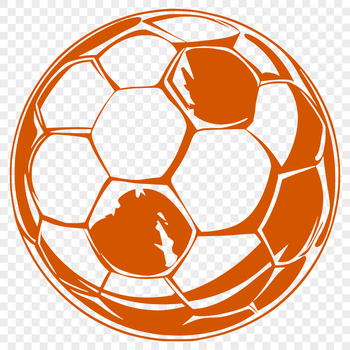 A high-resolution digital illustration of a soccer ball with detailed texture and design.