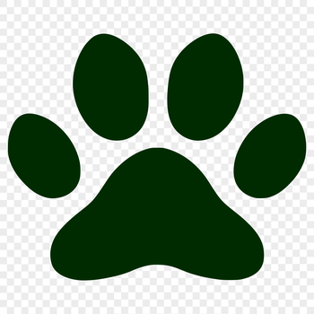 Animal paw print designs for crafting and design projects featuring vector artwork.