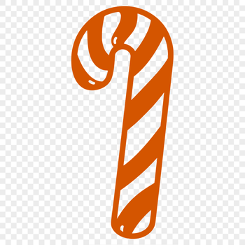 Unique Candy Cane In DXF For Free Download