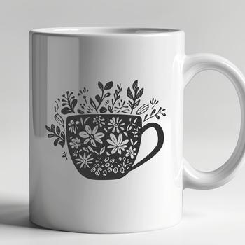 Unique Coffee Cup PNG - For Craft Project