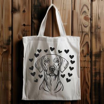 High-quality SVG image of a Weimaraner with intricate details.