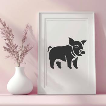 Piglet In DXF File Format