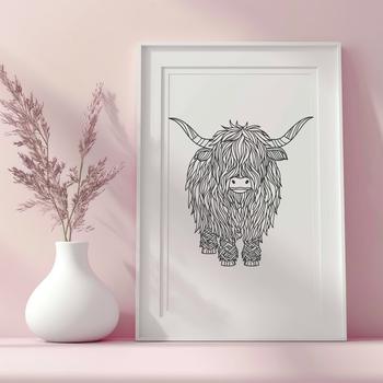 Stunning Cow - Cricut SVG Free Download