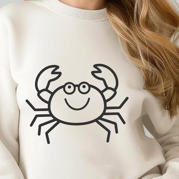 Creative Crab In PDF And PNG