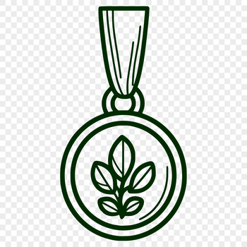 A digital medal icon in vector format, suitable for various applications including design and printing.