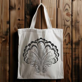 A single open-ended shell with swirling patterns, perfect for seaside-themed designs.