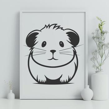 Guinea Pig In SVG & DXF