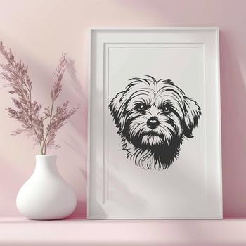 Artistic Havanese In PDF & PNG