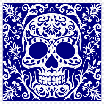 Artistic Skull Vector Art