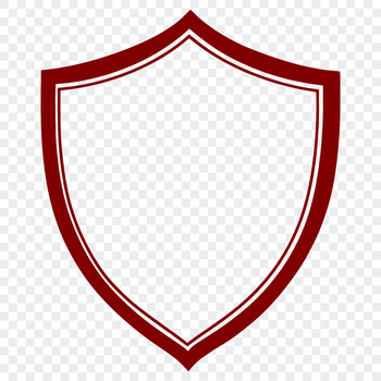 A geometrically-designed shield icon created using vector art, suitable for various applications.