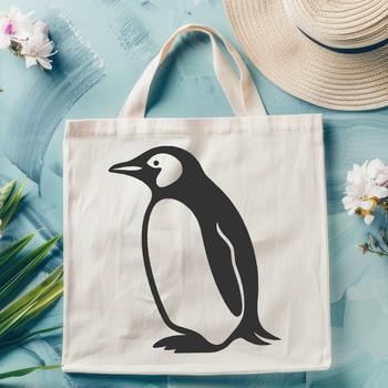 Vector illustration of a penguin in full body pose.