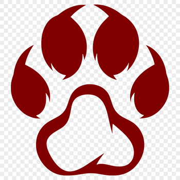 A high-quality SVG image of animal paw prints in vector design format.