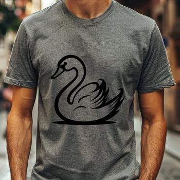 Unique Swan In SVG & PNG