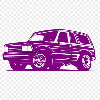Vehicle design vector graphic illustration of a car