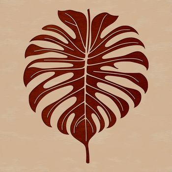 A free-standing graphic representation of a single leaf in high-resolution SVG design.