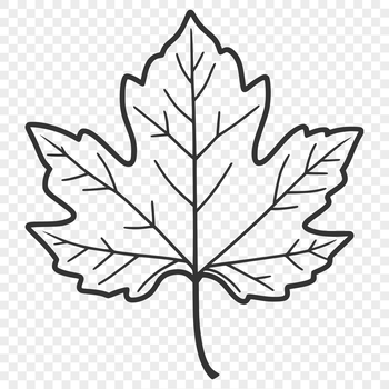 A stylized digital leaf graphic, suitable for various design projects.