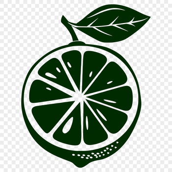 A digital representation of a lemon, suitable for use in graphic design and printing.