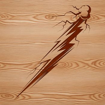 An SVG representation of a dramatic weather phenomenon.
