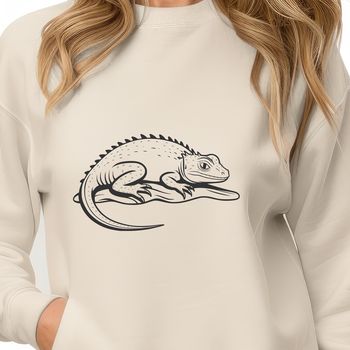 A digital illustration of a reptile animal, suitable for vector design projects.