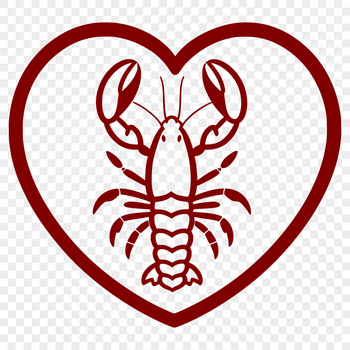 A detailed illustration of a lobster, a sea creature commonly found in coastal waters.