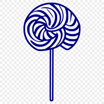 A colorful vector illustration of a lollipop, ideal for digital projects.