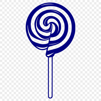 A colorful illustration of a lollipop, suitable for digital use and modification.