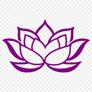 An elegant illustration of a lotus flower in vector format, suitable for various design applications.