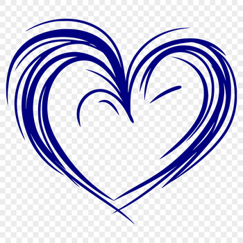 A simple, elegant heart shape, ideal for Valentine's Day or wedding decorations.