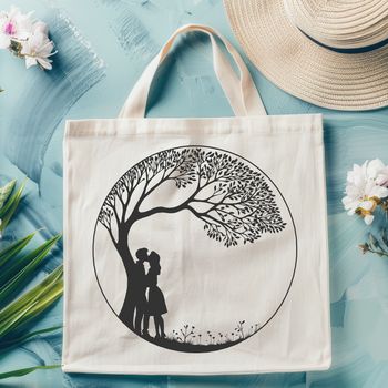 A stylized illustration of a tree with intertwining branches forming a heart shape.