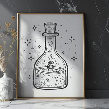 Stunning Potion Bottle - Halloween DXF