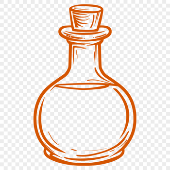 Beautiful Potion Bottle - For Glowforge Project