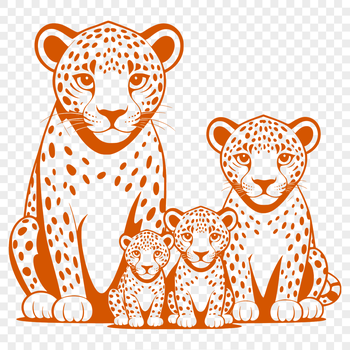 Large feline from the family Pantherinae.