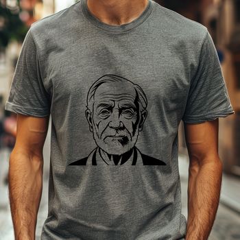 A male figure in various stages of life, from young to elderly, represented in a simple vector design.