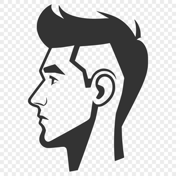 A high-quality illustration of a male figure.