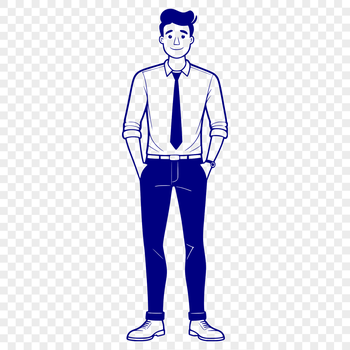 Male figure represented as a vector graphic in SVG format.