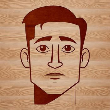 A simple illustration of a male figure in vector format, suitable for commercial or personal projects.
