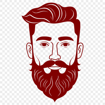SVG illustration of a bearded male figure.