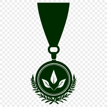 A gold medal on a black background, symbolizing achievement in sports and competitions.