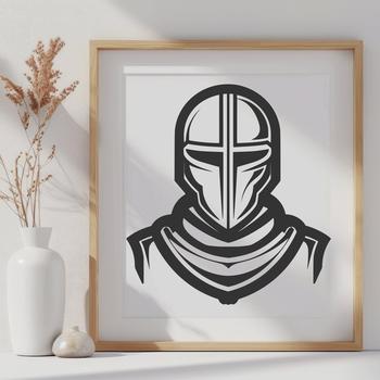 Artistic Knight - For Laser Cutter Project