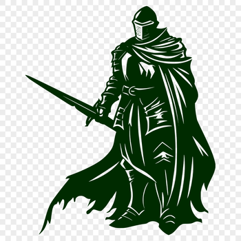 Beautiful Knight Vector Art