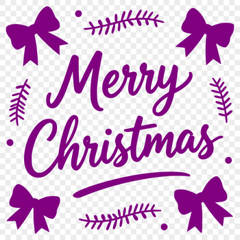 Free vector graphics of merry Christmas quotes in a festive font style suitable for Cricut cutting machine projects.