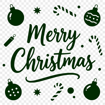 Christmas quotes and phrases in a decorative vector design