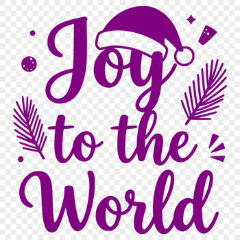 A decorative Christmas quote featuring traditional winter elements in a digital vector format.