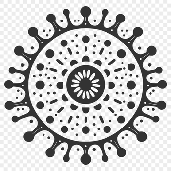 An illustrated representation of bacteria in various shapes and forms.