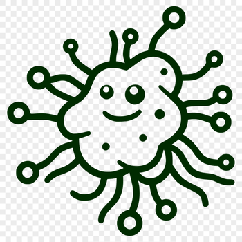 A high-quality illustration of various bacteria shapes and forms.