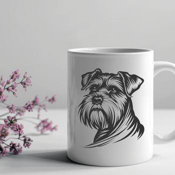 Unique Miniature Schnauzer - Vinyl SVG