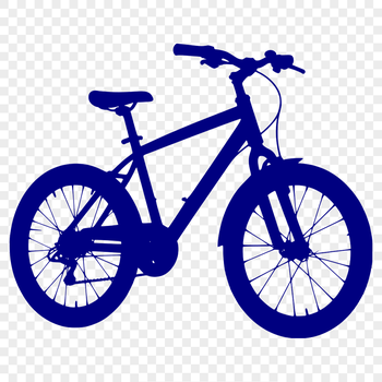 Vector illustration of a bicycle with sleek design lines, suitable for cutting machine files and commercial use.