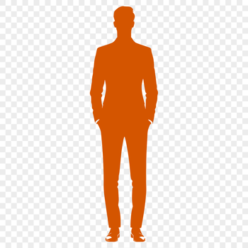 SVG illustration of a male figure for graphic design projects.