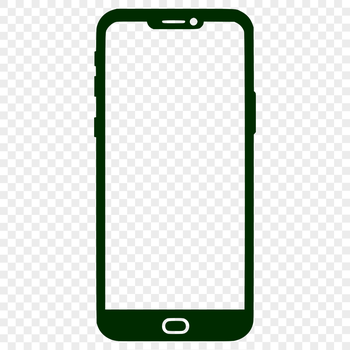 A modern smartphone illustration in vector format.