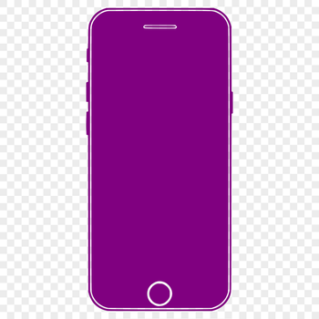 A digital illustration of a smartphone with sleek design features and modern technology.